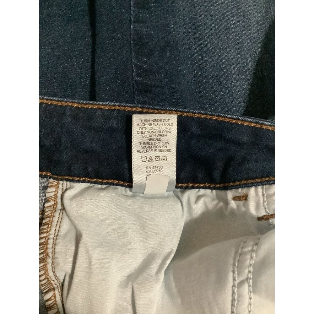 Maurices High-Rise Dark Wash Skinny Jeans Size 14W Stretch Denim - Picture 6 of 7